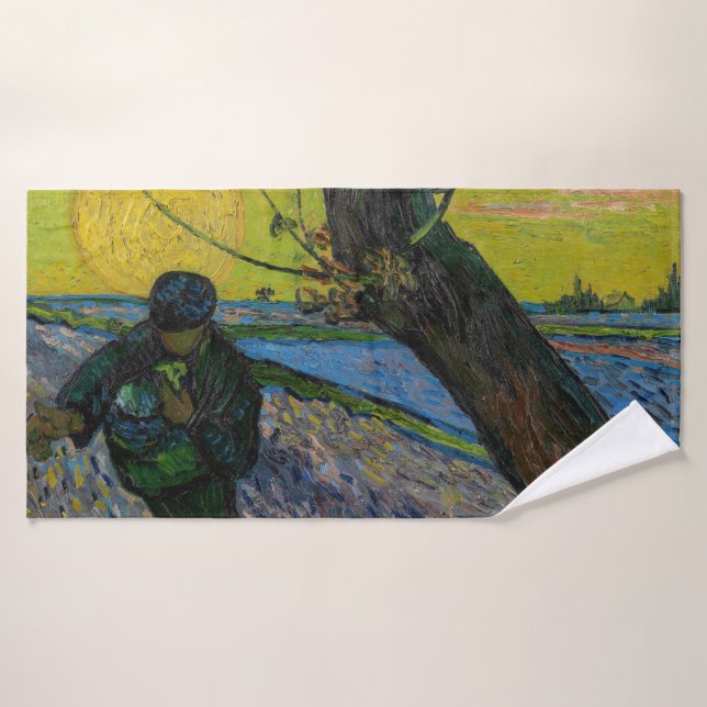 Vincent van Gogh - The Sower Bath Towel Set (Bath Towel)