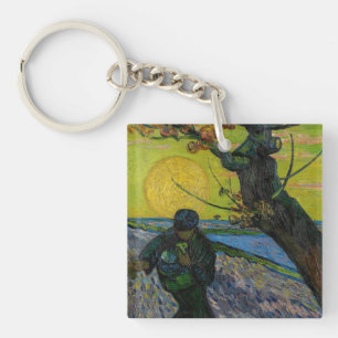 Vincent van Gogh - The Sower Key Ring