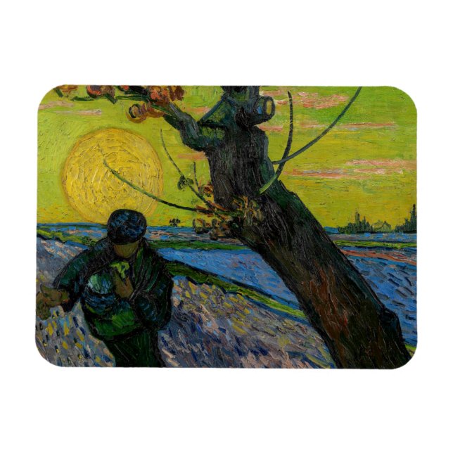 Vincent van Gogh - The Sower Magnet (Horizontal)