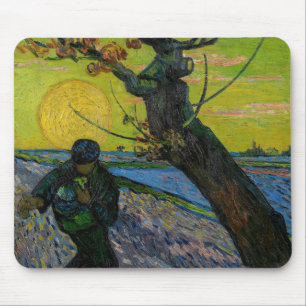 Vincent van Gogh - The Sower Mouse Pad