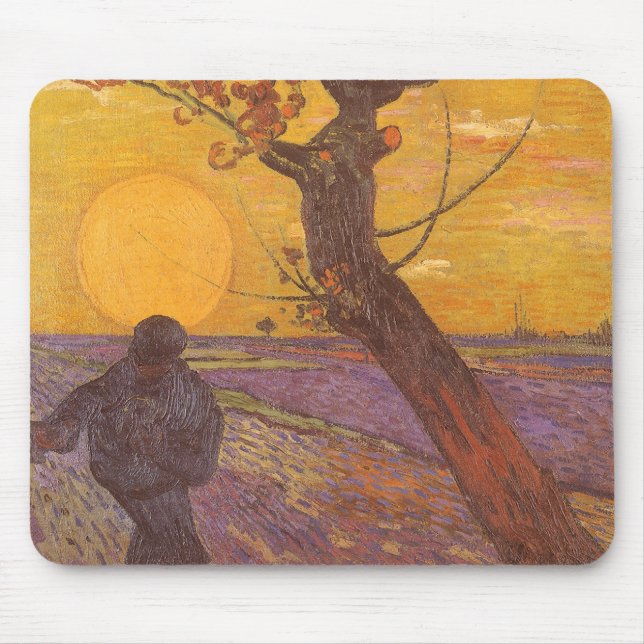 Vincent van Gogh - The Sower Mouse Pad (Front)
