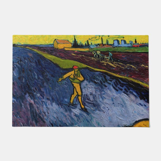 Vincent van Gogh - The Sower: Outskirts of Arles Doormat (Front)