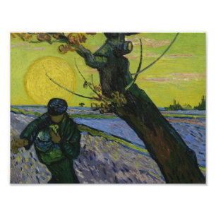 Vincent van Gogh - The Sower Photo Print