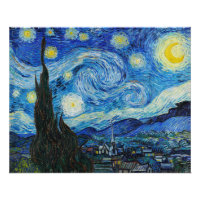 Vincent van gogh the starry night 1889. Famous