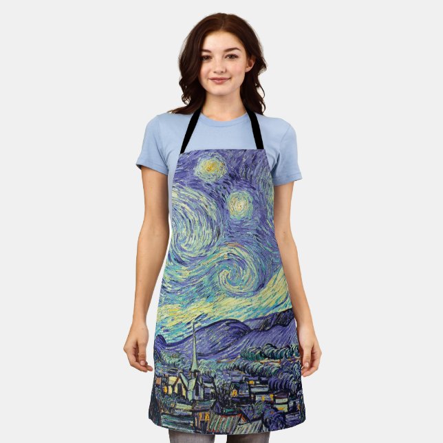 Vincent Van Gogh/ The Starry Night   Apron (Worn)