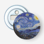 Vincent Van Gogh - The Starry night Bottle Opener<br><div class="desc">The Starry Night / La nuit etoilee - Vincent Van Gogh in 1889</div>