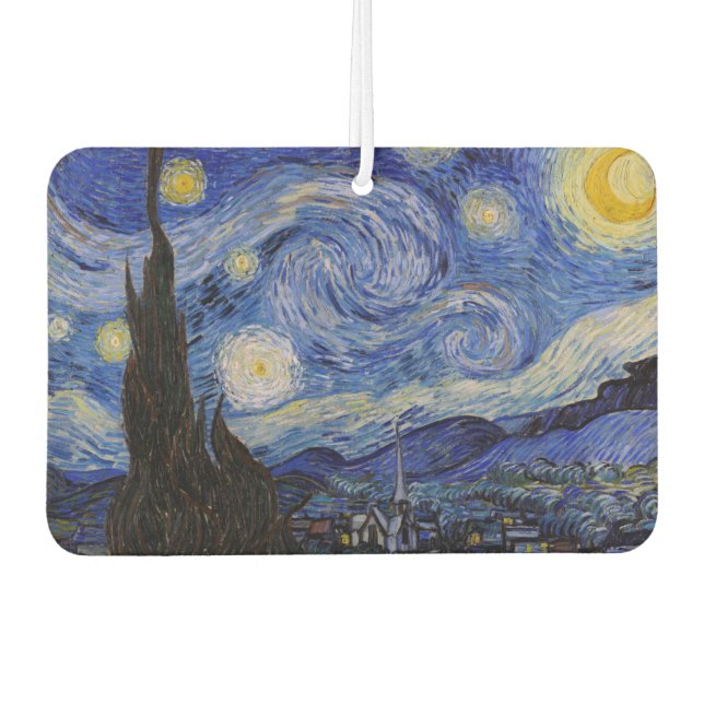 Vincent Van Gogh - The Starry night Car Air Freshener (Front)