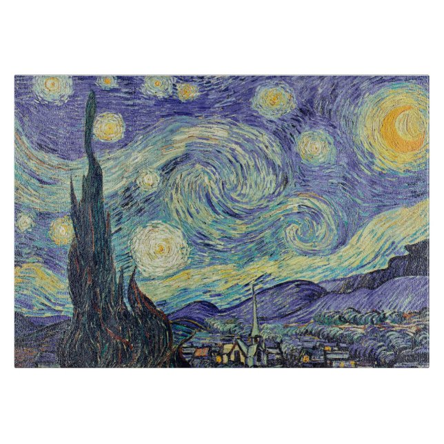 Vincent Van Gogh/ The Starry Night    Cutting Board (Front)