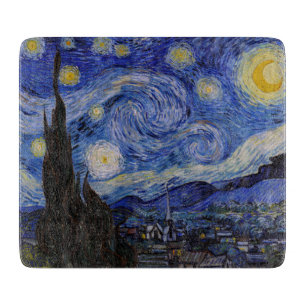 Vincent Van Gogh - The Starry night Cutting Board