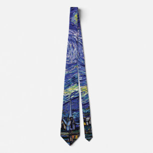 Vincent Van Gogh - The Starry Night Fine Art Tie
