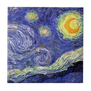 Vincent Van Gogh - The Starry Night Fine Art Tile