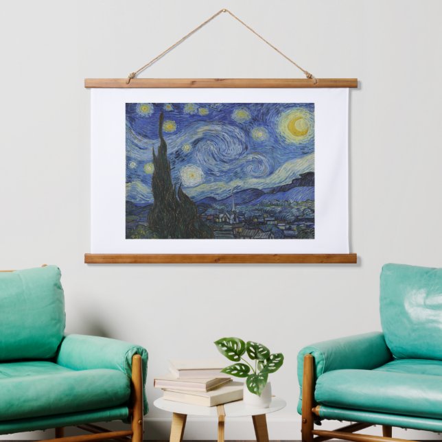 Vincent Van Gogh, The Starry Night Hanging Tapestry (Living Room)