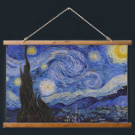 Vincent Van Gogh - The Starry night Hanging Tapestry<br><div class="desc">The Starry Night / La nuit etoilee - Vincent Van Gogh in 1889</div>