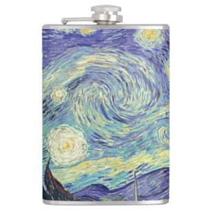 Vincent Van Gogh/ The Starry Night Hip Flask