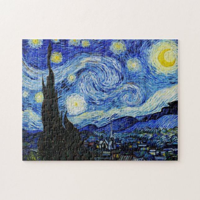 Vincent Van Gogh The Starry Night Jigsaw Puzzle (Horizontal)