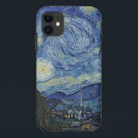 Vincent van Gogh | The Starry Night, June 1889 iPhone 11 Case<br><div class="desc">VAN GOGH->Post-Impressionist, stars, star, nocturne, landscape, church spire, moon, moonlight, tree, sky, cosmic, St, Remy, Provence, French, Saint-Remy, Post-Impressionism, iconic\\The Starry Night,  June 1889 (oil on canvas),  Gogh,  Vincent van (1853-90) / Museum of Modern Art,  New York,  USA / The Bridgeman Art Library | Image Collection Number: XOS702746</div>