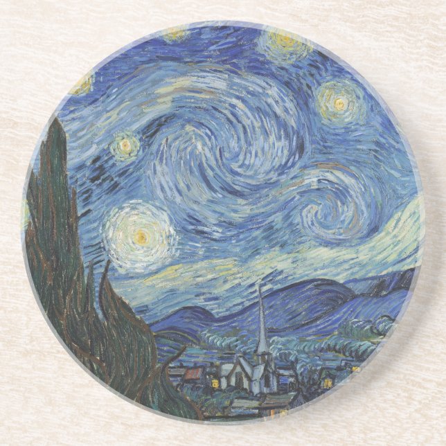 Vincent van Gogh | The Starry Night, June 1889 Coaster (Front)