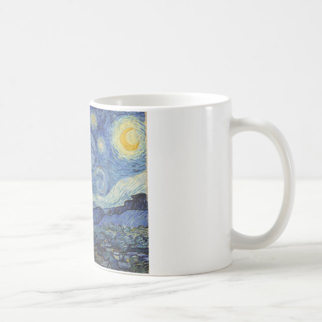 Vincent van Gogh | The Starry Night, June 1889 Coffee Mug (Right)