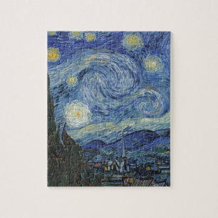 Vincent van Gogh   The Starry Night, June 1889 Jigsaw Puzzle
