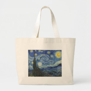 Vincent van Gogh   The Starry Night, June 1889 Large Tote Bag