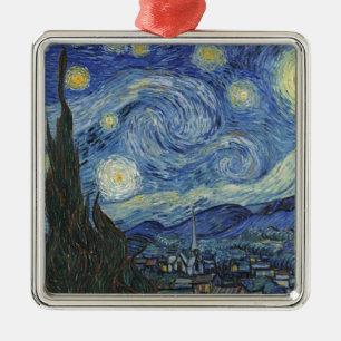 Vincent van Gogh The Starry Night, June 1889 Metal Ornament