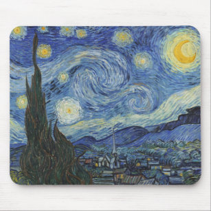 Vincent van Gogh   The Starry Night, June 1889 Mouse Pad