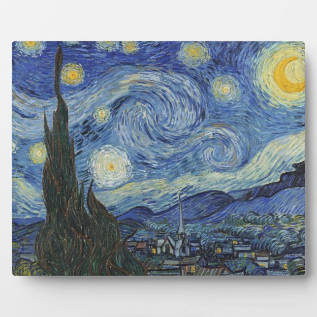 Vincent van Gogh | The Starry Night, June 1889 Plaque (Front)