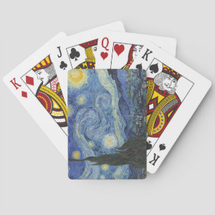Vincent van Gogh   The Starry Night, June 1889 Playing Cards