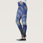 Vincent Van Gogh - The Starry night Leggings<br><div class="desc">The Starry Night / La nuit etoilee - Vincent Van Gogh in 1889</div>