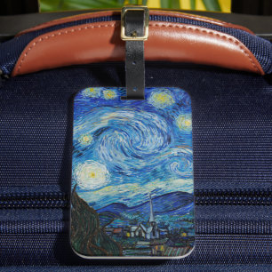 Vincent Van Gogh The Starry Night Luggage Tag