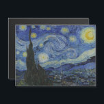 Vincent Van Gogh, The Starry Night Magnetic Invitation<br><div class="desc">Vincent Van Gogh - The Starry Night,  1889.</div>