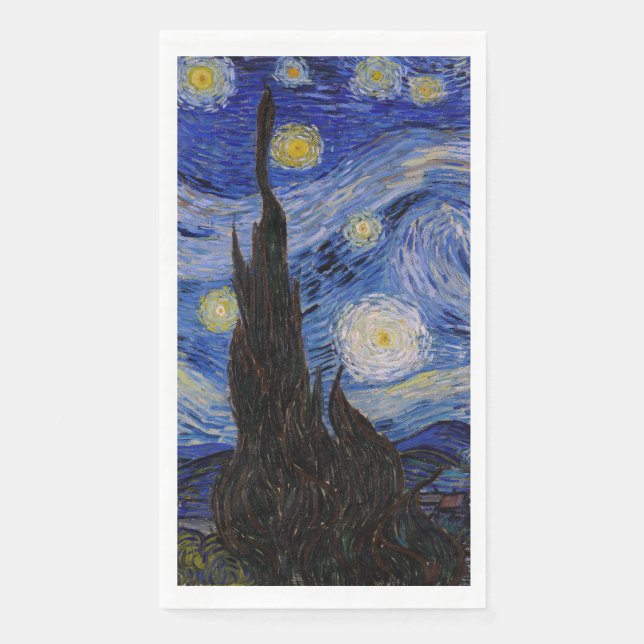Vincent Van Gogh - The Starry night Napkin (Front)