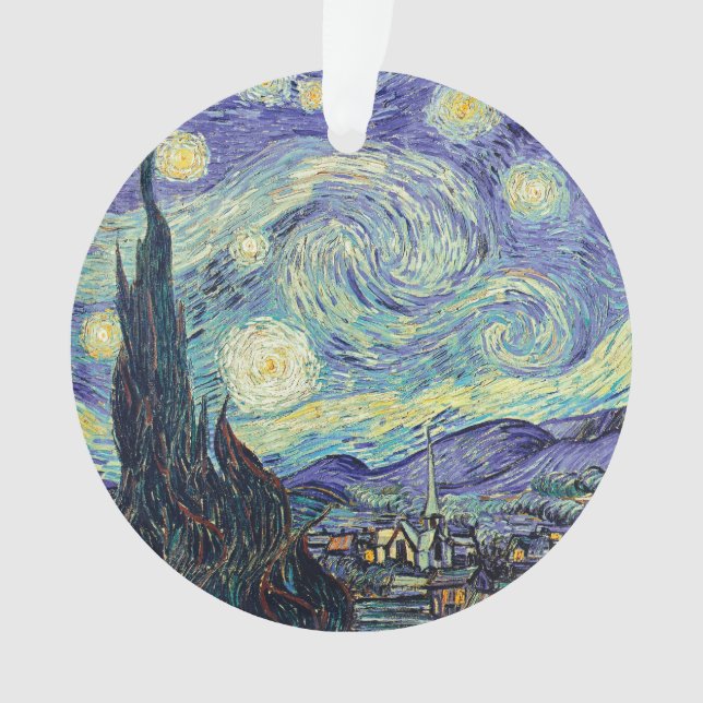 Vincent Van Gogh The Starry Night    Ornament (Front)