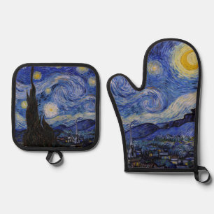 Vincent Van Gogh - The Starry night Oven Mitt & Pot Holder Set