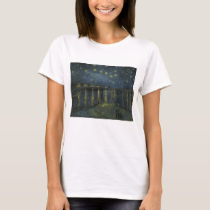 Vincent Van Gogh, The Starry Night Over the Rhone T-Shirt