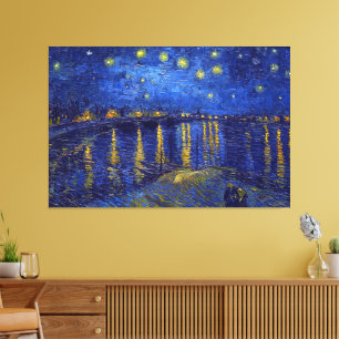 Vincent Van Gogh, The Starry Night painting Canvas Print