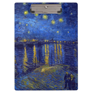 Vincent Van Gogh, The Starry Night painting Clipboard