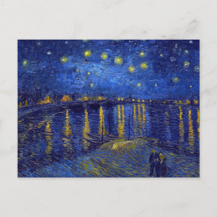 Vincent Van Gogh, The Starry Night painting Holiday Postcard