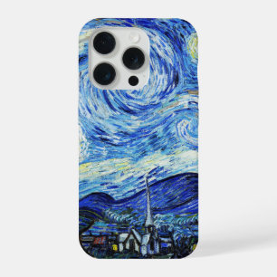 Vincent Van Gogh, The Starry Night painting iPhone 15 Pro Case