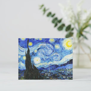 Vincent Van Gogh, The Starry Night painting Postcard