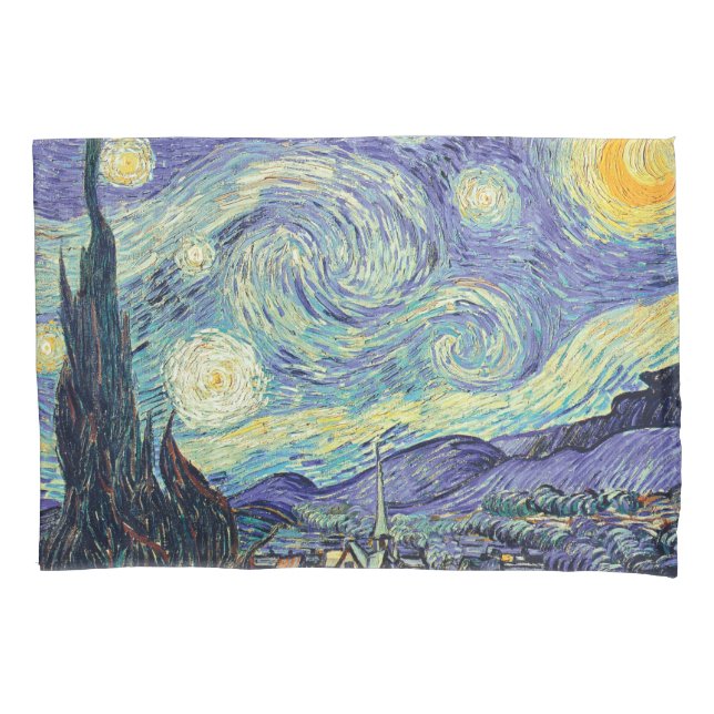 Vincent Van Gogh The Starry Night   Pillowcase (Front)