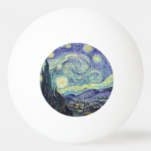 Vincent Van Gogh/ The Starry Night Ping Pong Ball