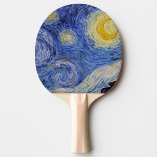 Vincent Van Gogh - The Starry night Ping Pong Paddle