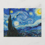 Vincent Van Gogh The Starry Night Postcard<br><div class="desc">Vincent Van Gogh's The Starry Night Detail</div>