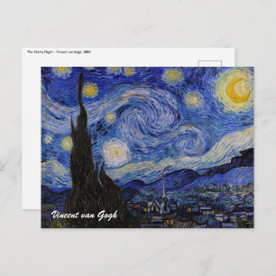 Vincent Van Gogh - The Starry night Postcard