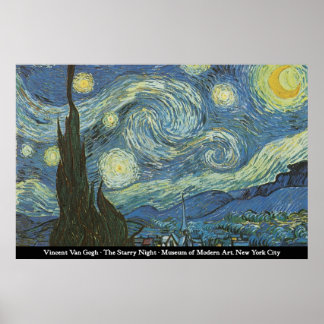 Vincent Van Gogh - The Starry Night Poster