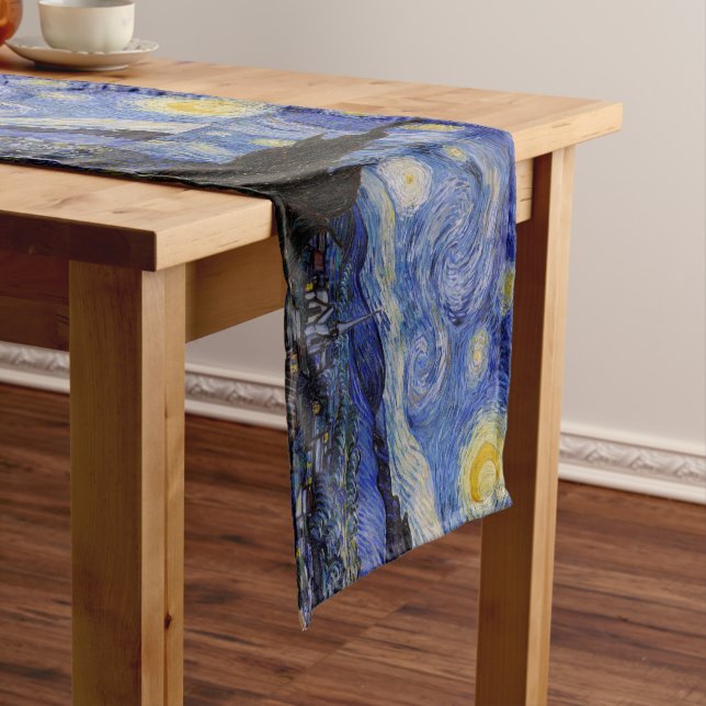 Vincent Van Gogh - The Starry night Short Table Runner (In Situ)