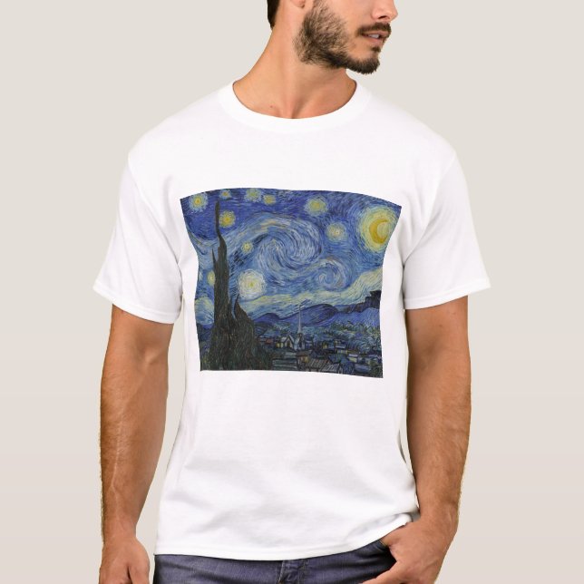 Vincent Van Gogh, The Starry Night T-Shirt (Front)