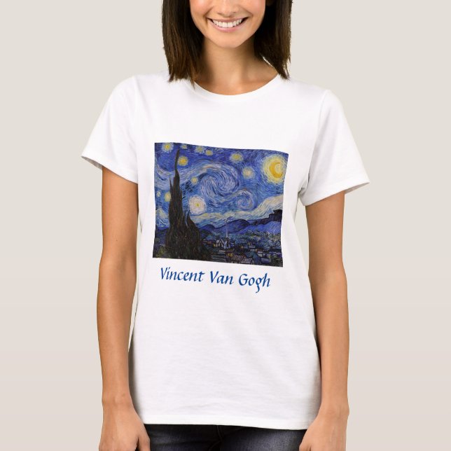 Vincent Van Gogh - The Starry night T-Shirt (Front)