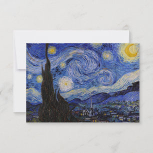 Vincent Van Gogh - The Starry night Thank You Card